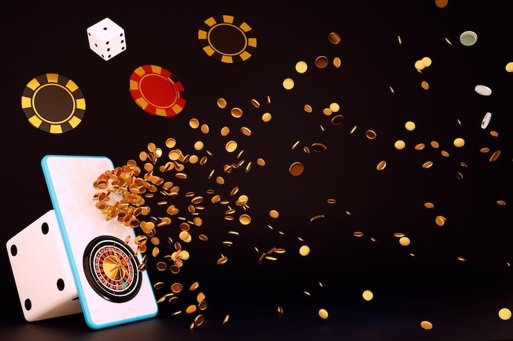 Texas Hold'em community cards layout showing flop turn and river